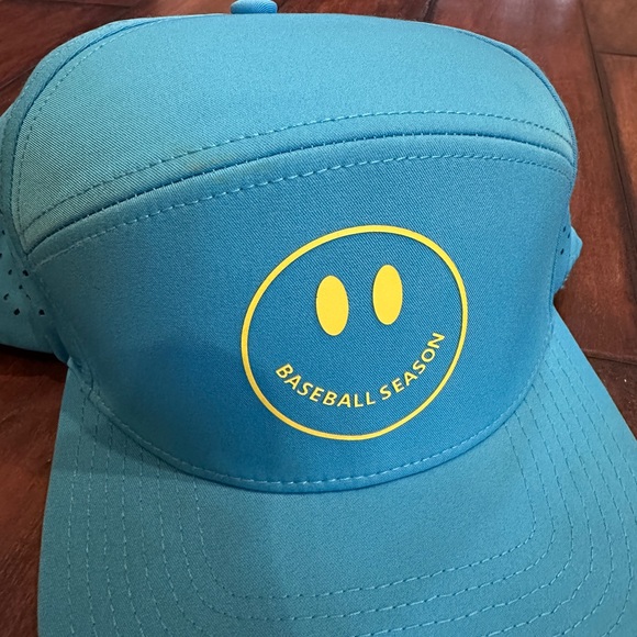 Hat- Baseball season blue and yellow trucker hat - Picture 2 of 5
